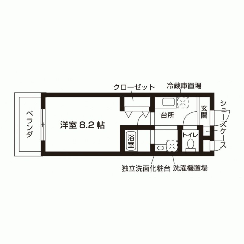 ラビグレイス武庫川ウェストの間取り