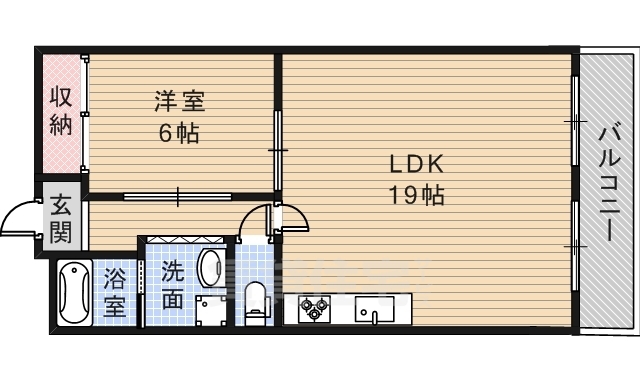 ハイツアメニティの間取り