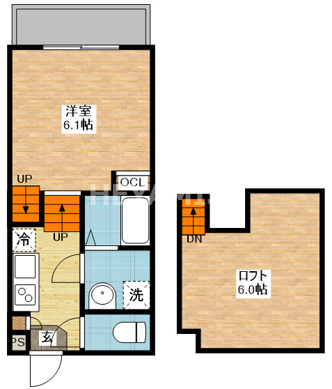 【デ・クメール永昌町の間取り】