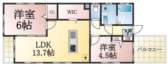 Marine Courtの間取り