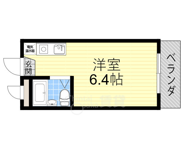 【吹田市山手町のマンションの間取り】