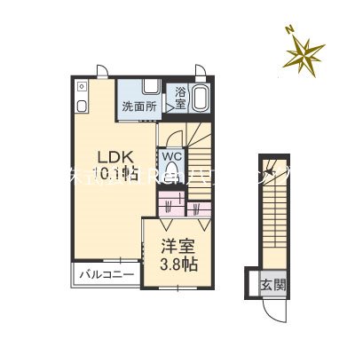 シャーメゾン山城の間取り