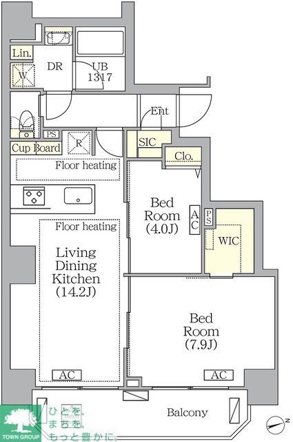 ＢＲＩＣＫ　ＲＥＳＩＤＥＮＣＥ　南青山の間取り