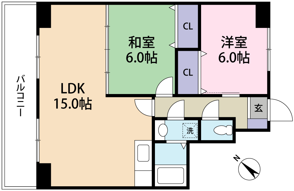 ロゼ3の間取り