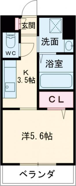 アースコートＹ’ｓシティ東神原の間取り