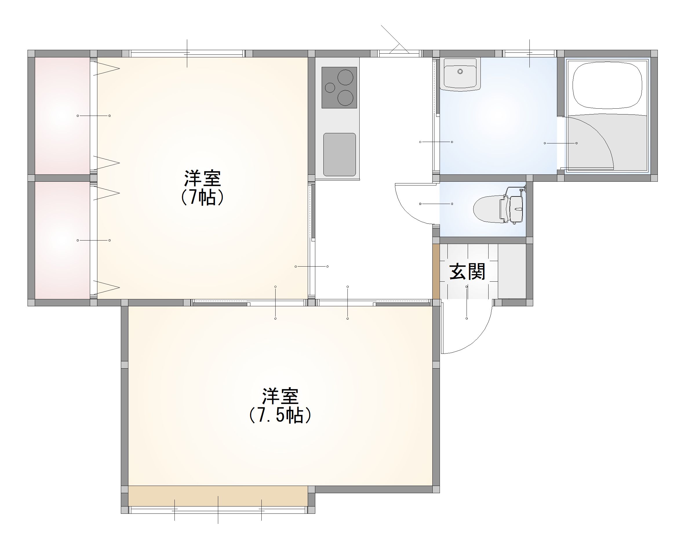 ROOTの間取り