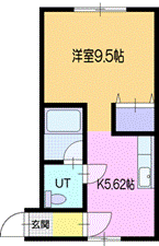 フリージア末広Fの間取り