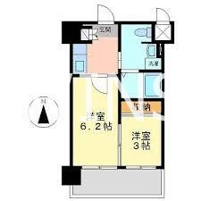 福岡市東区千早のマンションの間取り