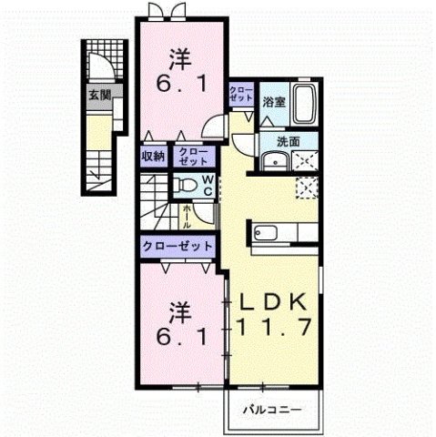 ラ コリーナAの間取り