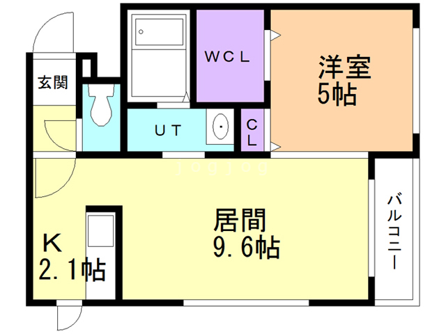 レジーナ南４条の間取り