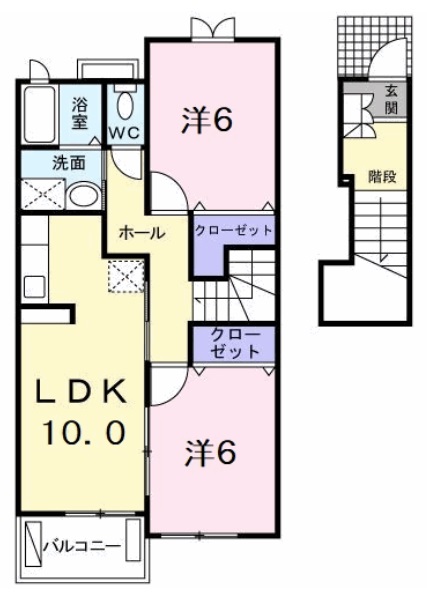 ニューカムリーＢの間取り