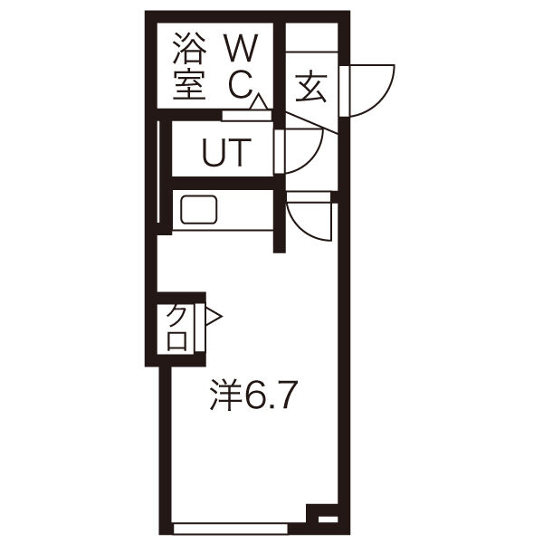 【メリディアン小松島の間取り】