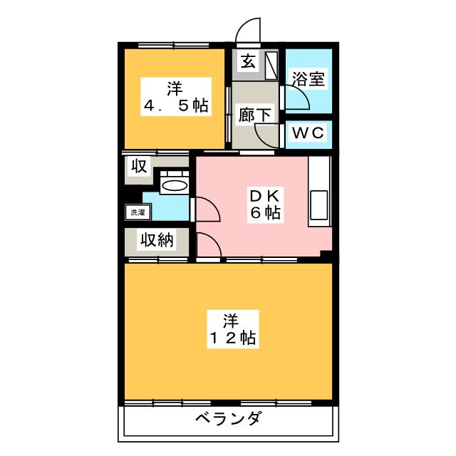 第３元八事ビルの間取り