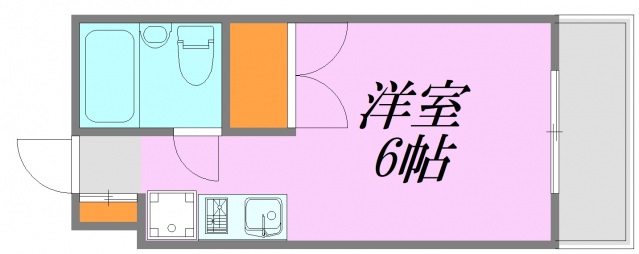 広島市佐伯区三筋のマンションの間取り