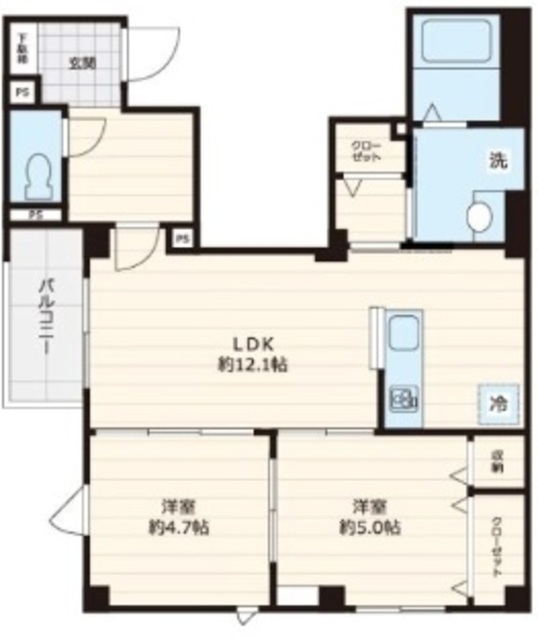 【仮称 ブリーゼ新小岩の間取り】