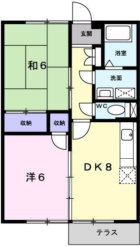 サンハイムの間取り