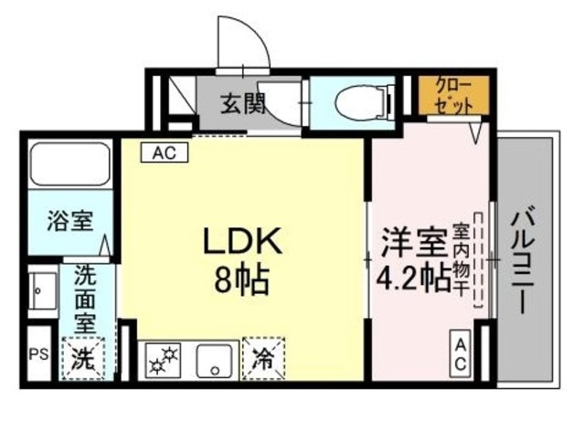 グラナーデ西大泉の間取り