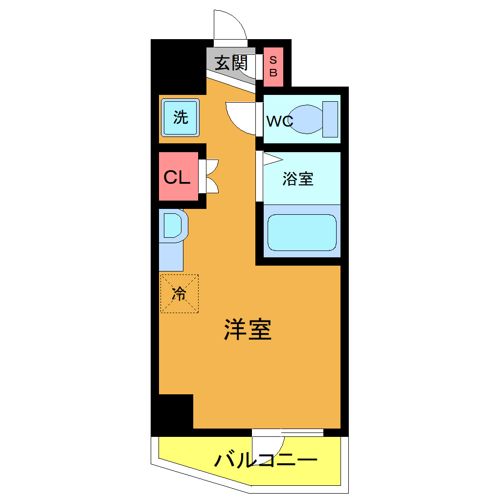 浦安市北栄のマンションの間取り