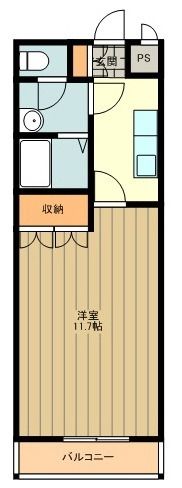 西多摩郡日の出町大字平井のアパートの間取り