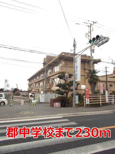 中学校　郡中学校（中学校）まで230m