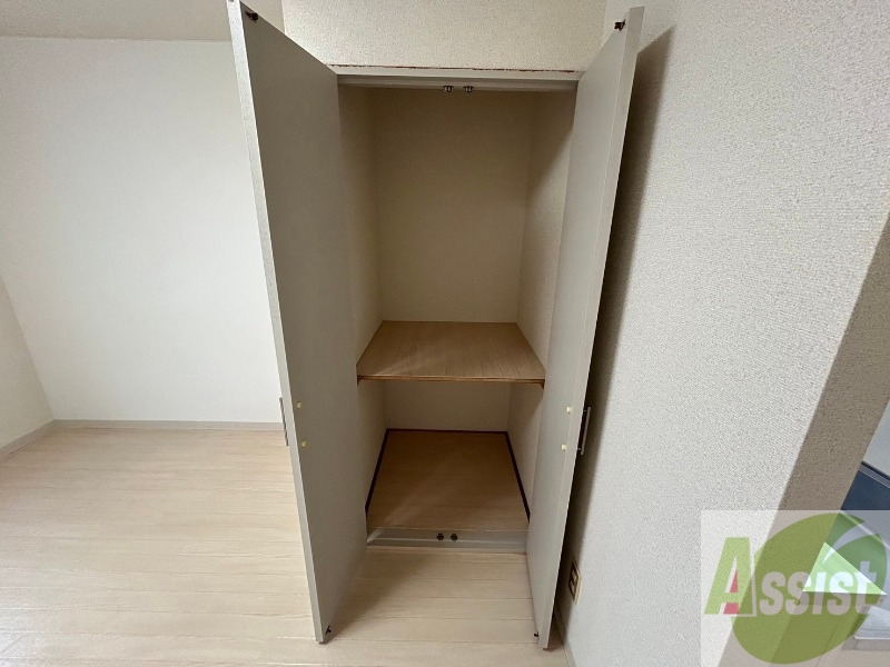 収納　収納もバッチリあるのでお部屋が片付きますよ！