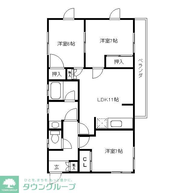 コーポライムの間取り