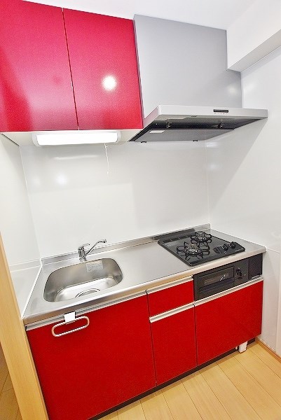 キッチン　★グリル付き2口システムキッチン★