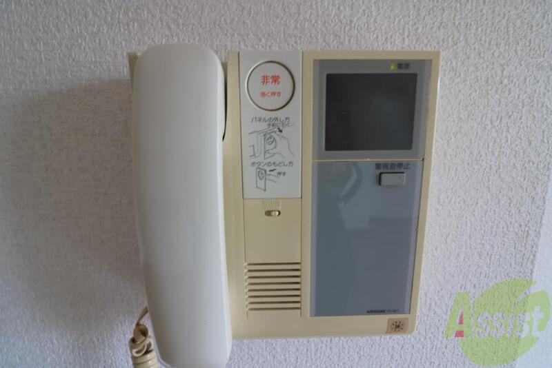 セキュリティ　モニター付きインターフォンです。