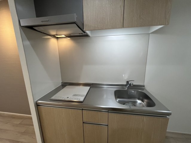 キッチン　コンパクトなキッチンで掃除もラクラク