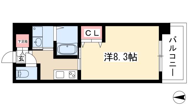 1K Mansion in Chikusa-ku, Nagoya, Aichi — photo 2 of 3