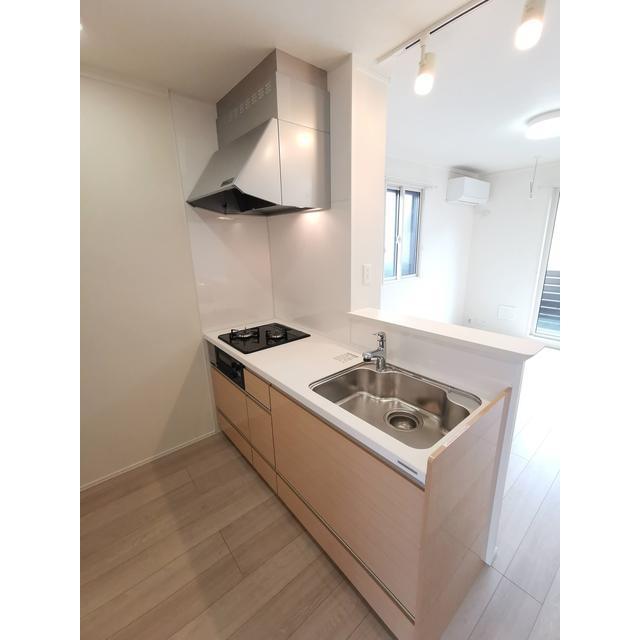 キッチン　建築中