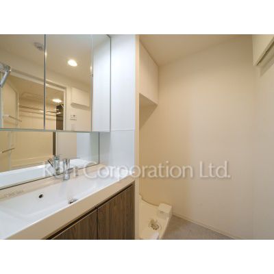 洗面設備　同タイプ3階のお部屋を撮影。仕様が異なることがあります。