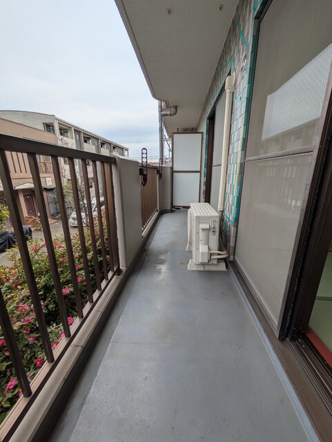 バルコニー　★洗濯物が気持ちよく干せるバルコニー★