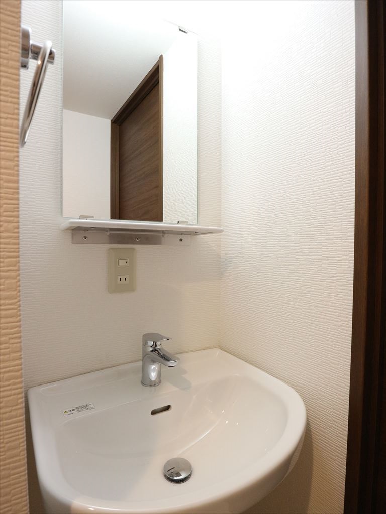 洗面設備　当社管理物件。ネット無料、ペット可、驚き初期費用が自慢です。