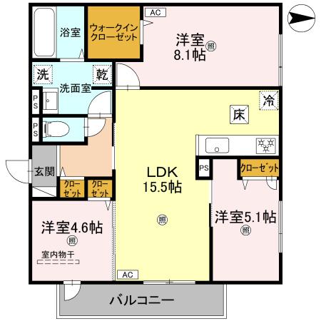 Villa Calmaの間取り写真