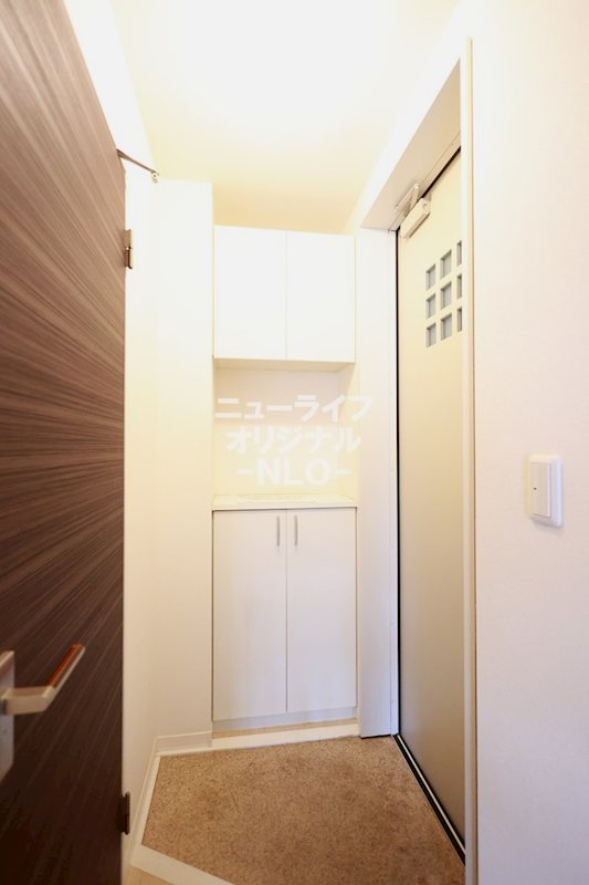 玄関　収納力のあるシューズボックス付きなので玄関周りがスッキリ☆