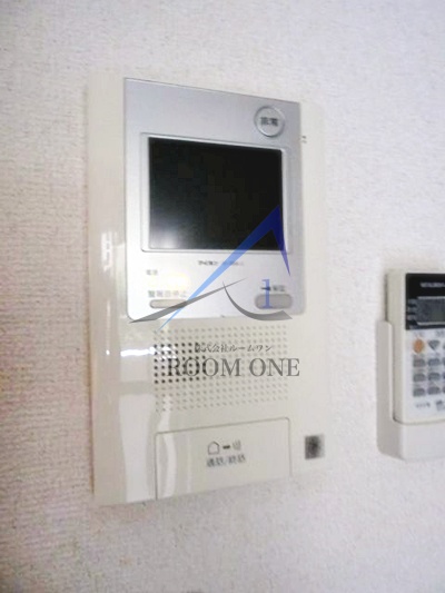 セキュリティ　モニター付きインターホンです。