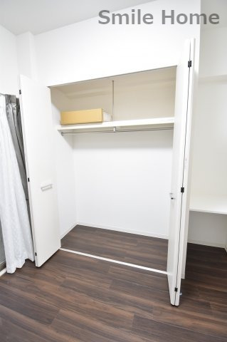 収納　収納があると、お部屋がすっきり片付きますね。