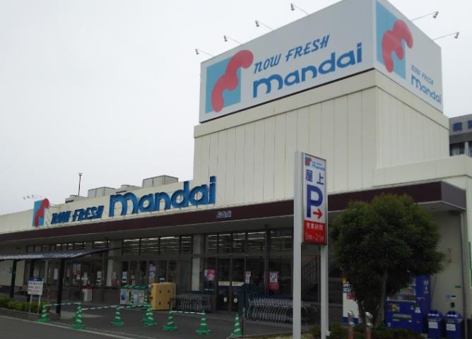 スーパー　（株）万代／長吉店（スーパー）まで519m