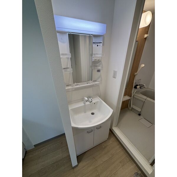 洗面設備　シャワードレッサー付きです！