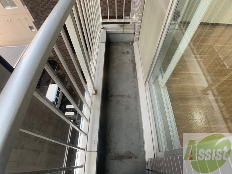 バルコニー　バルコニーです。洗濯物を干したり一息ついたりできますね！