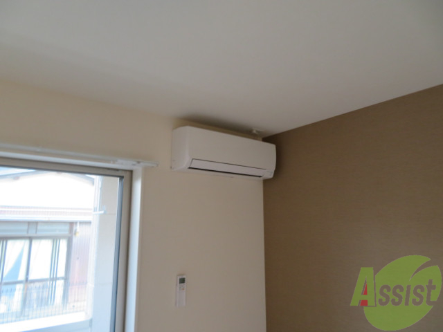 その他設備　エアコンが設置してありますので、寒暖対策もばっちり。