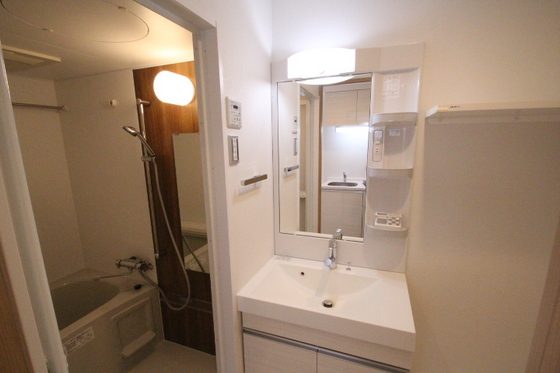 洗面設備　※別号室の写真です
