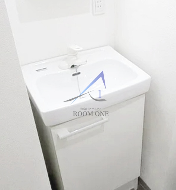 洗面設備　洗面台です。