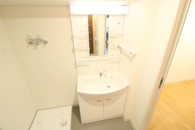 洗面設備　シャンドレで朝の準備バッチリ！