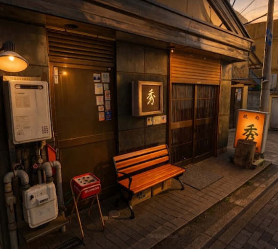 飲食店　焼肉の店　秀（飲食店）まで7m