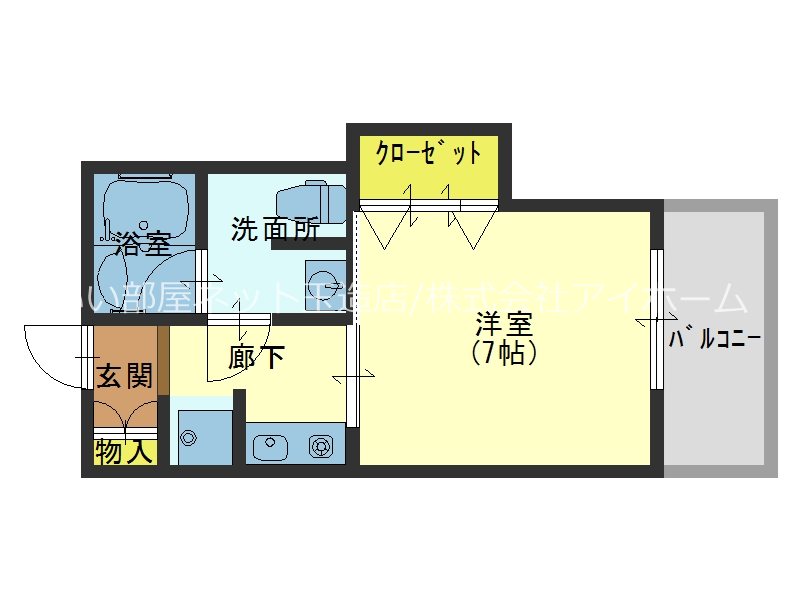 グレンパーク中川の間取り写真