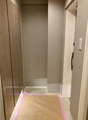 玄関　収納もある玄関です