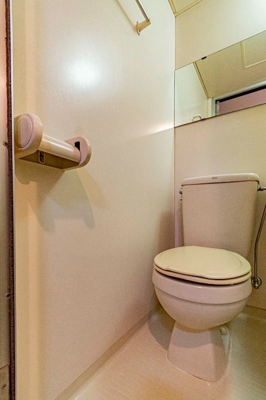 トイレ　ゆったりとした空間のトイレです