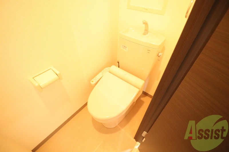 トイレ　快適に使用できる、清潔感にこだわったトイレです。